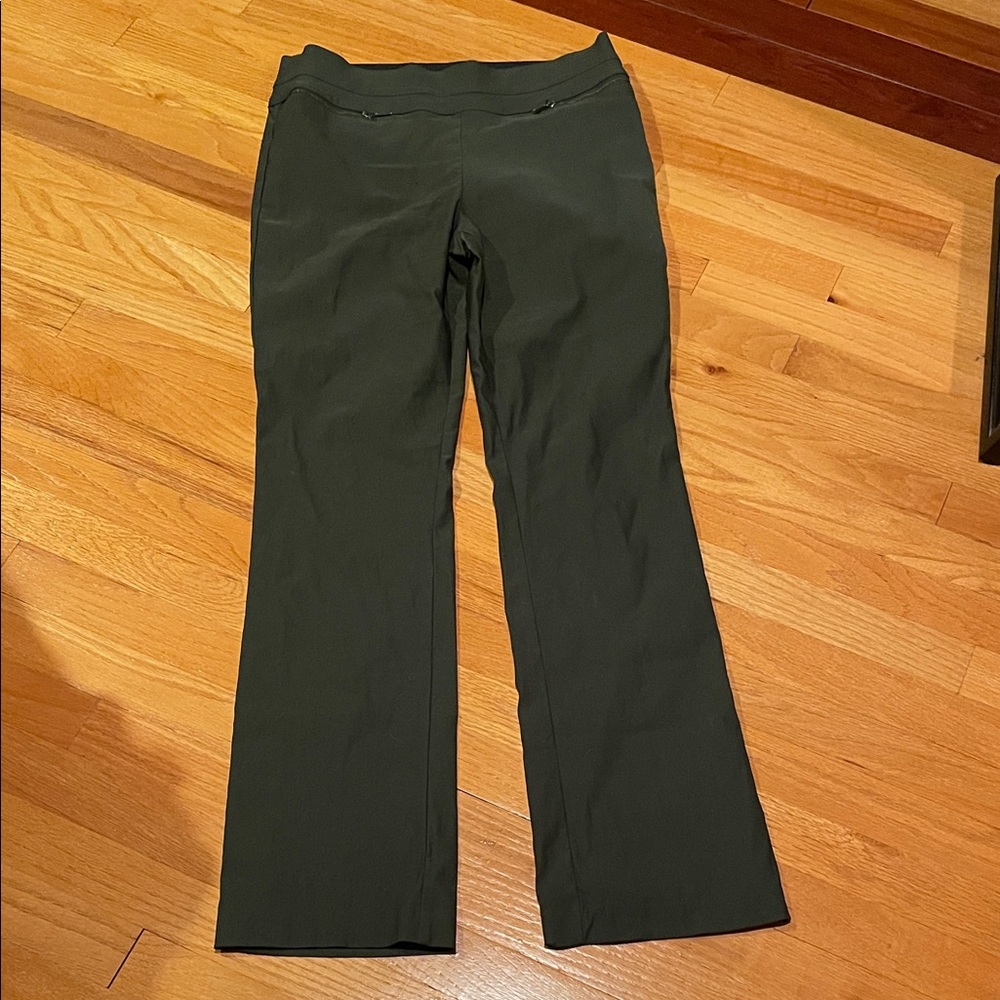 Chic Olive Boot Cut Pants